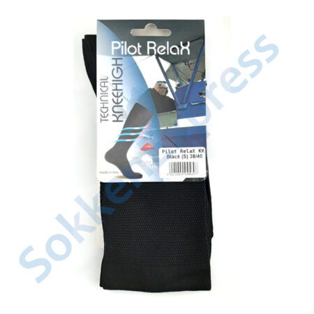 Steun/Compressie kniekous katoen Pilot Relax